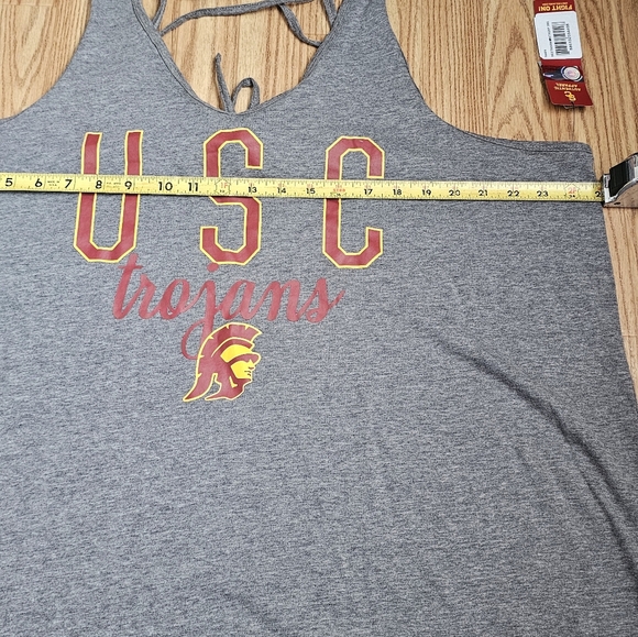 USC Trojans women's Gray‎ Tank Top Plus Zize 3x NWT - Picture 7 of 7